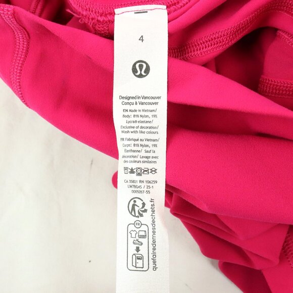 NWT Lululemon Align (6") High-Rise Short in Passionate Size 4 - Picture 6 of 6